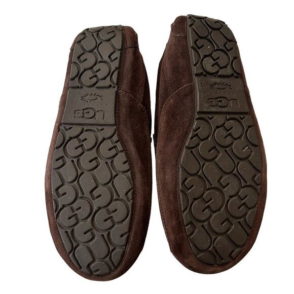 UGG Australia Mens Ascot Suede Closed Toe Slip on Slippers Brown  Size 10 main image 5